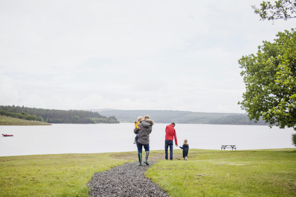 Walking the Lakeside Way at Kielder Waterside